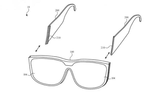 苹果新专利：模块化框架部件让Apple Glass能实现功能扩展